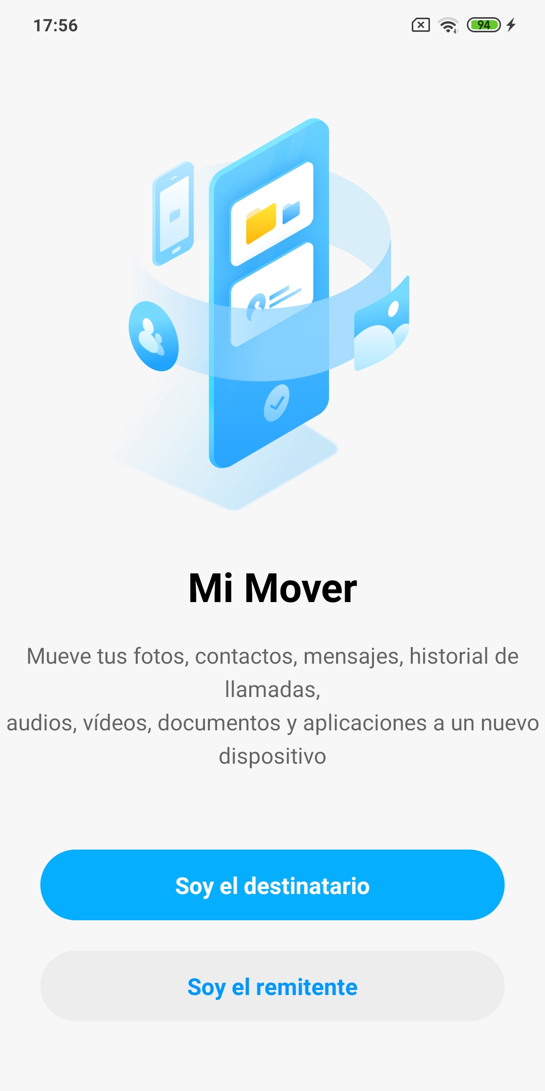 mi mover aplicación