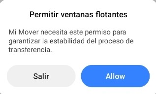 permitir ventanas flotantes